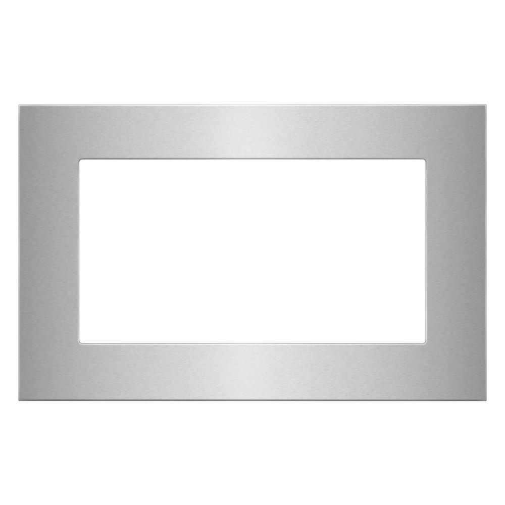 Amana MTK1530PZ 30-Inch Stainless Steel Trim Kit for 1.5 Cu Ft Countertop Microwave with Convection Cooking - Perfect for Kitchen Remodeling and Built-In Microwave Installation