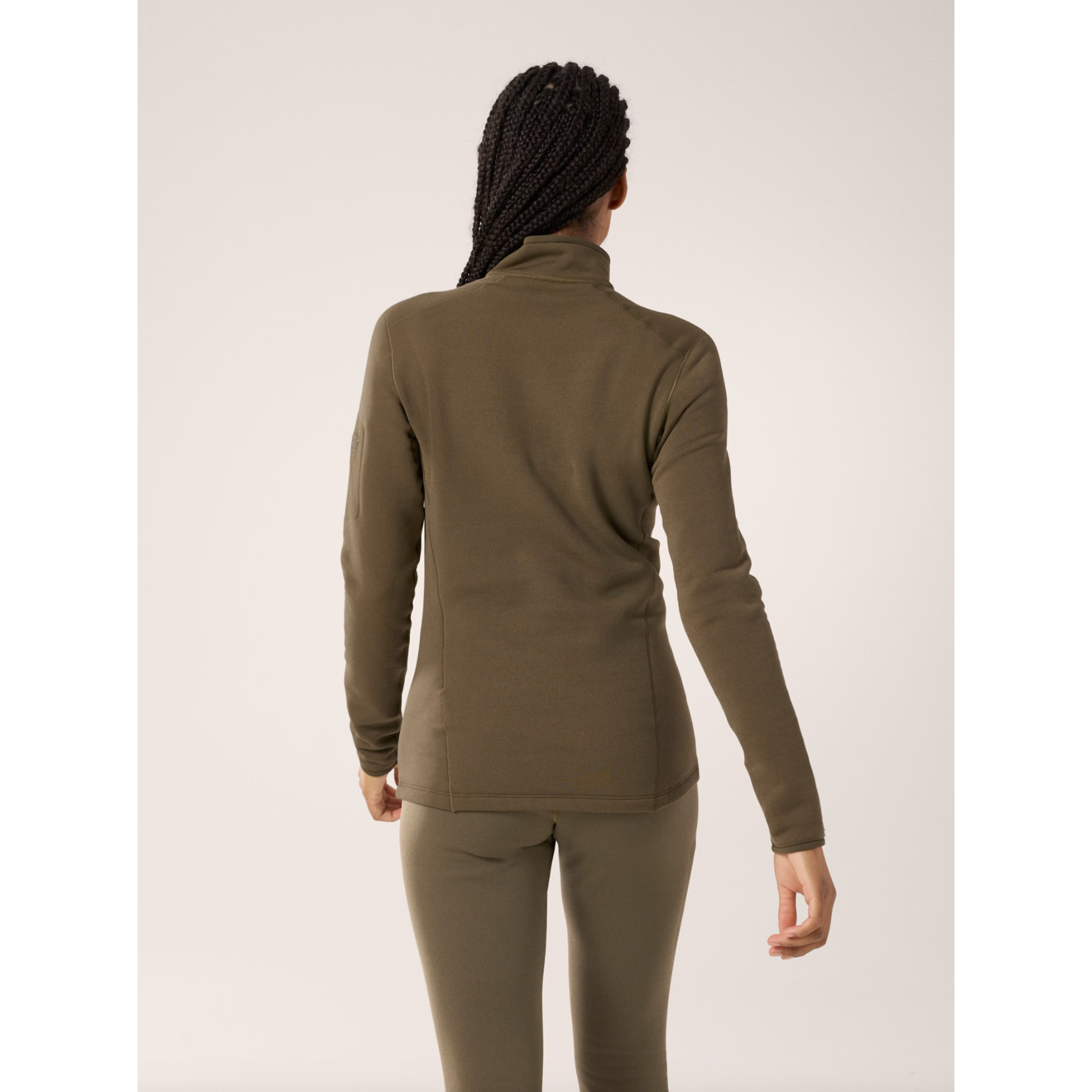 Arc'teryx Women's Kyanite Baselayer Zip Neck - Lightweight Fleece Jacket for Hiking, Running & Outdoor Activities | Moisture-Wicking & Breathable Mid Layer