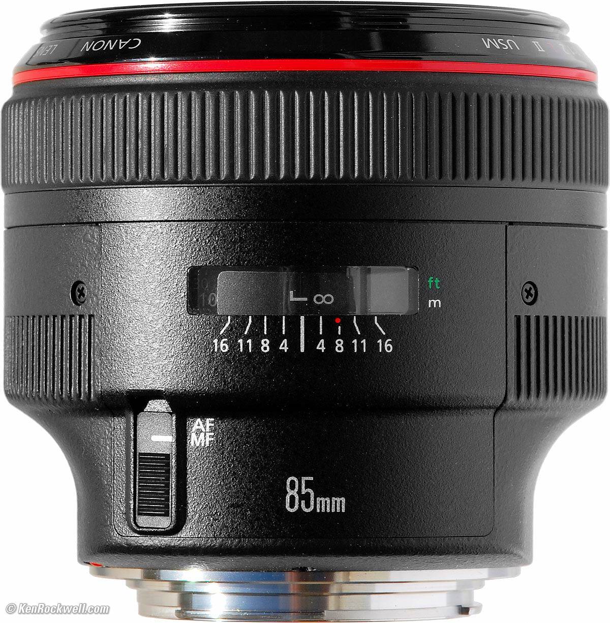 Canon EF 85mm f/1.2L II USM Lens - Professional Portrait Photography Lens with Ultra-Fast Aperture for Stunning Bokeh - Perfect for Wedding, Studio & Low Light Photography
