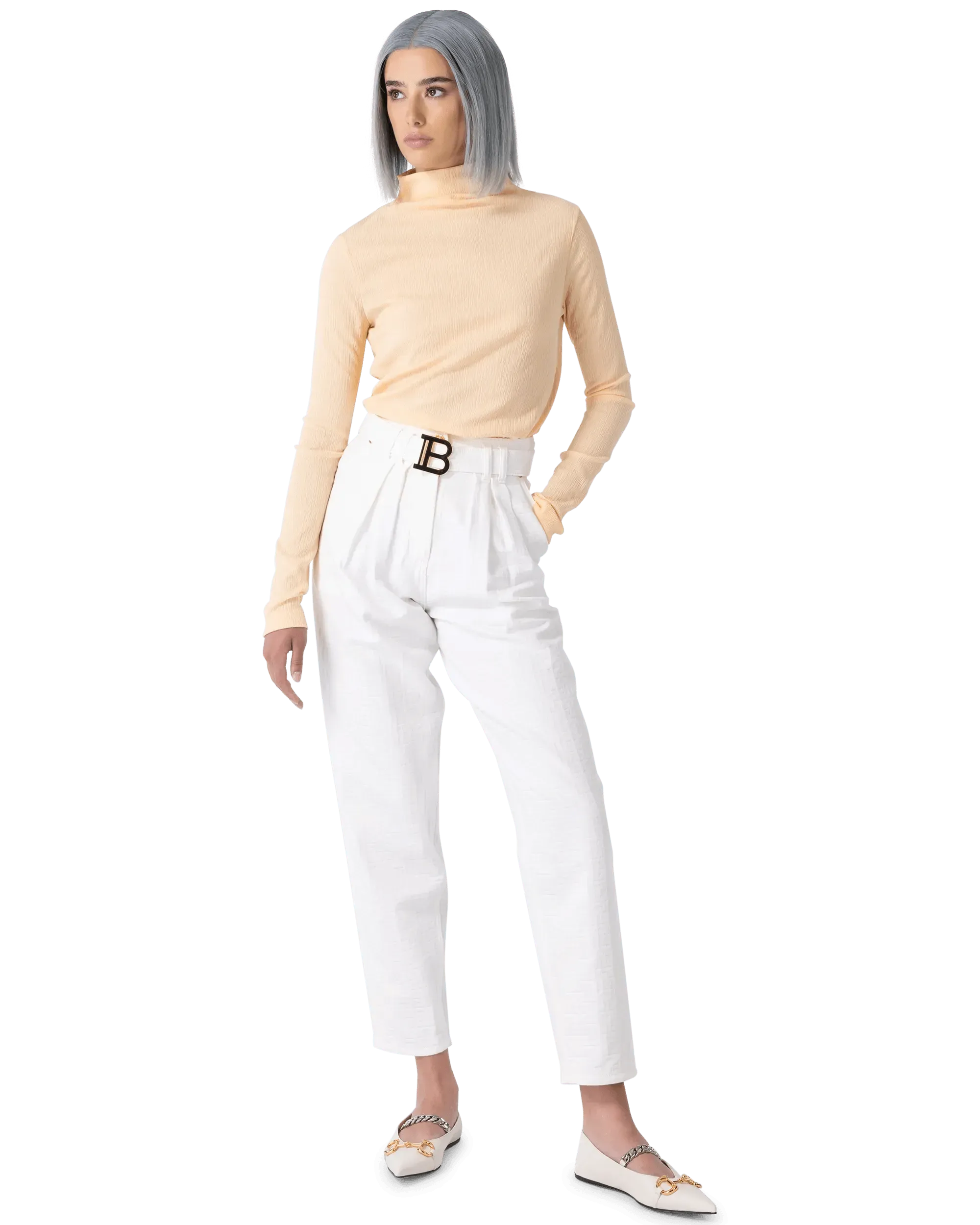 Women's High Neck Lightweight Sweater - Soft Comfortable Pullover for Fall & Winter - Perfect for Office, Travel and Casual Outfits