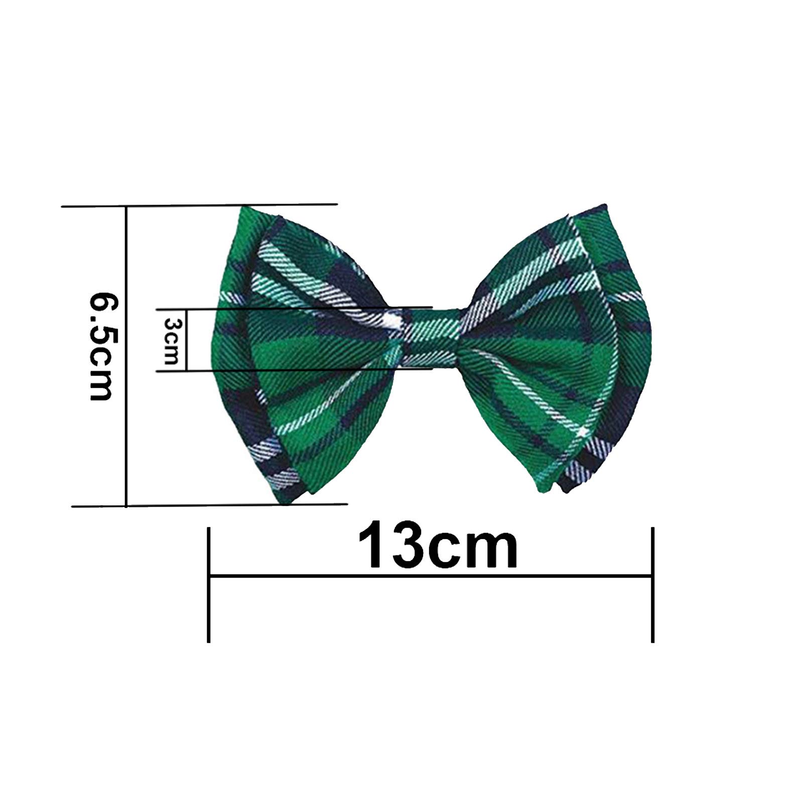 3Pcs St. Patrick's Day Green Plaid Hat, Bow Tie & Glasses Set - Irish Party Costume Accessories for Men, Women & Kids - Perfect for Themed Parties, Parades & Festive Celebrations