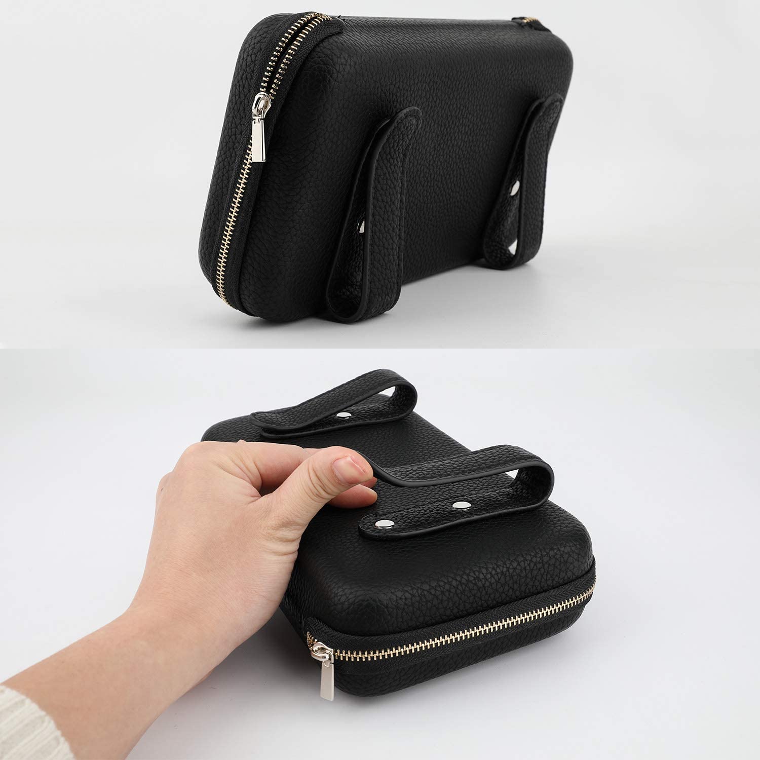 Premium PU Leather Car Visor Tissue Holder - Black Luxury Backseat Napkin Dispenser for Cars, SUVs & Trucks | Perfect for Road Trips, Daily Commute & Family Travel