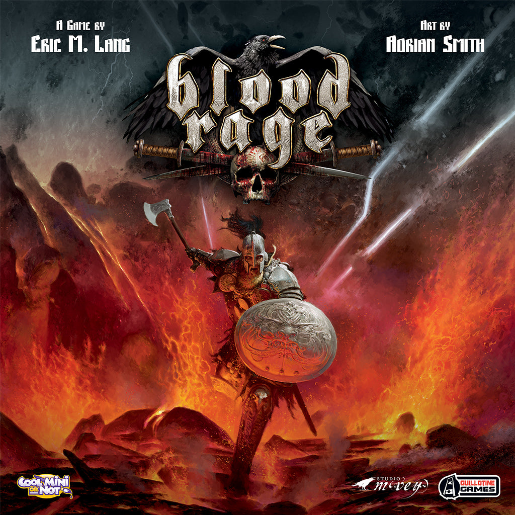 Blood Rage Core Box - Viking Strategy Board Game for Adults & Teens - Perfect for Game Nights & Family Gatherings