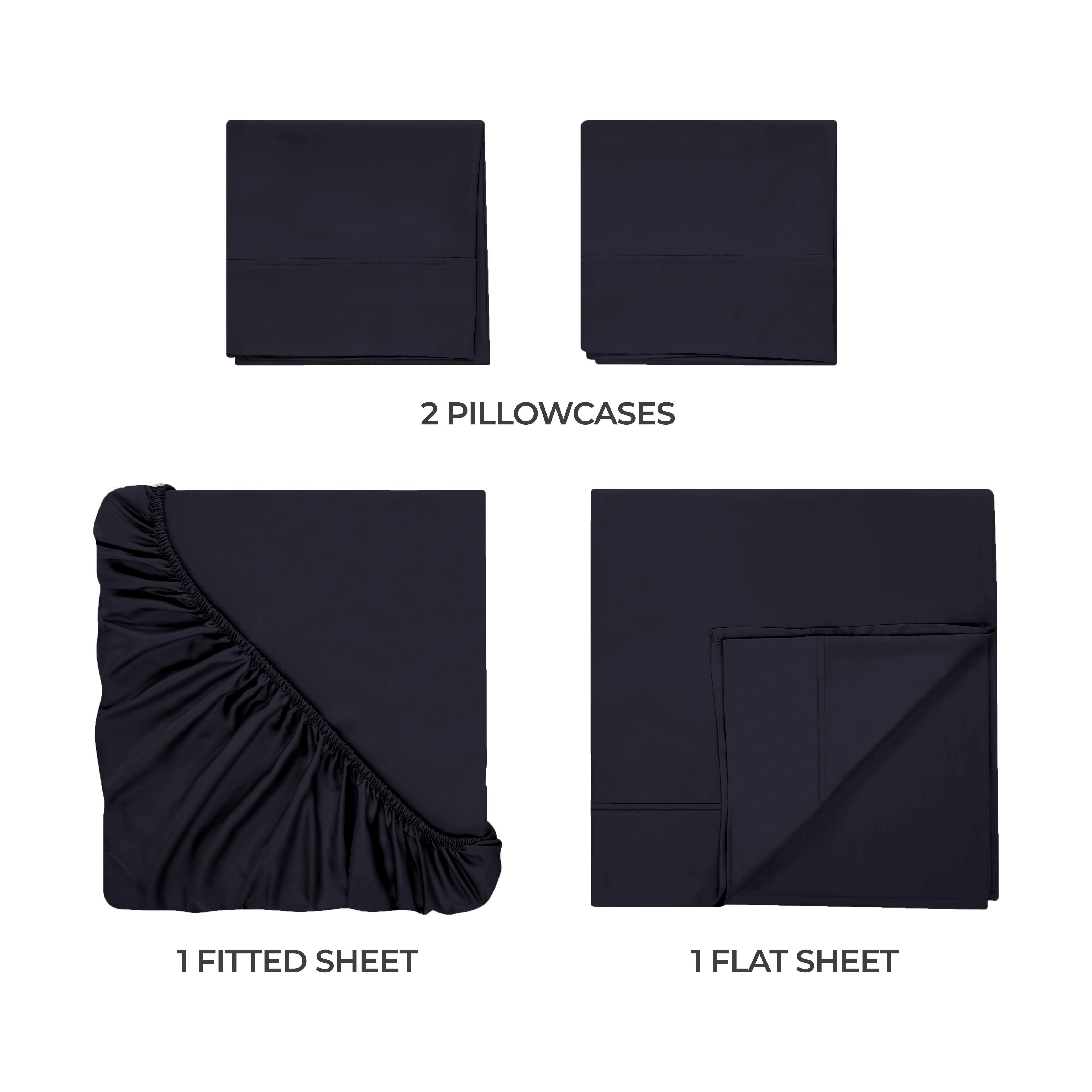 Premium 300 Thread Count Egyptian Cotton Bed Sheet Set - Soft, Breathable & Durable for Ultimate Comfort - Perfect for Luxury Bedrooms & Hotels