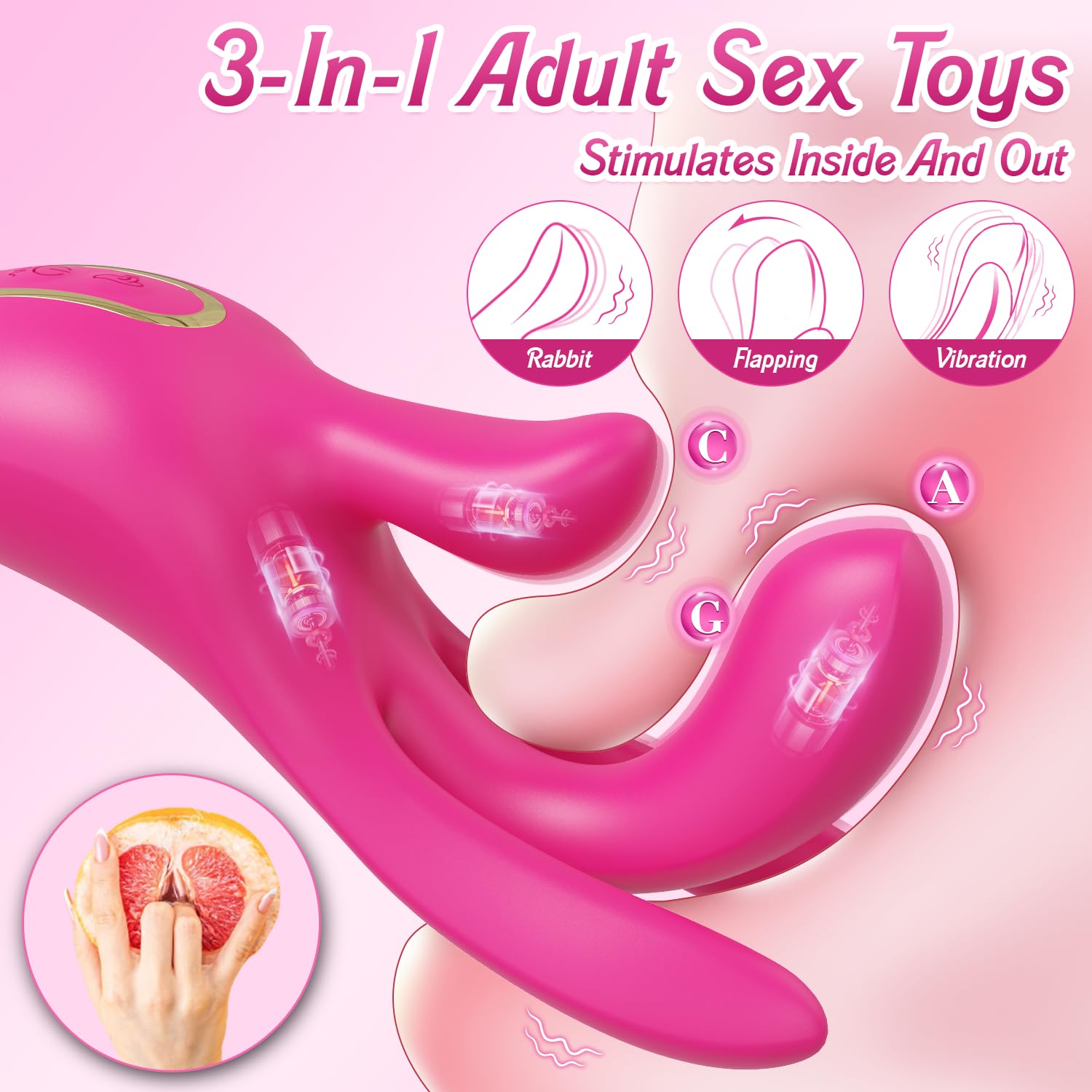 Women's Finger Vibrator - 10 Vibration Modes for G-Spot & Clitoral Stimulation | Couples Sex Toy
