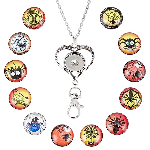 1+12 Spider Button Lanyard