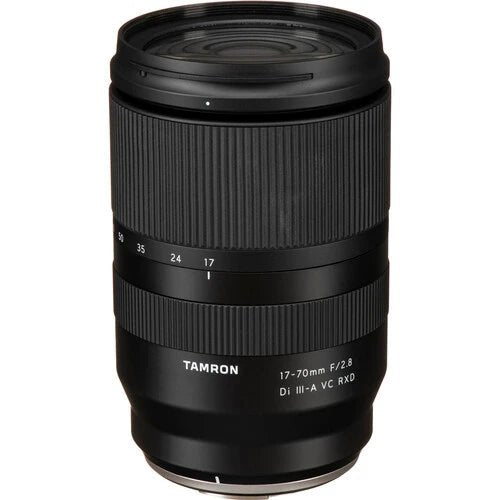 Tamron 17-70mm f/2.8 Di III-A VC RXD Lens for Sony E-Mount - Fast Aperture Zoom Lens for Portrait, Travel & Low Light Photography (Ideal for Vlogging, Street & Event Photography)