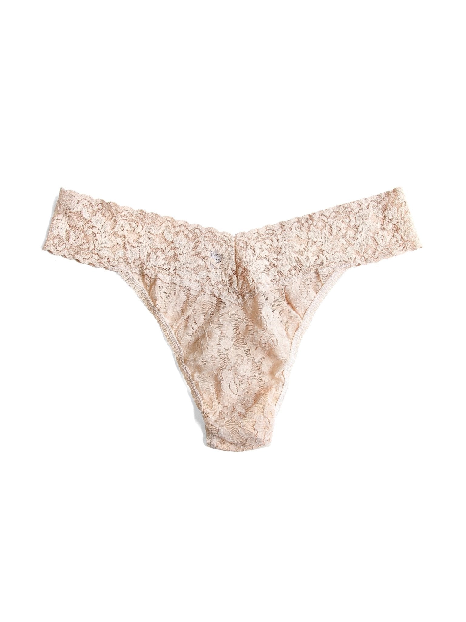 Plus Size Signature Lace® Original Rise Thong - Comfortable Women's Underwear for Everyday Wear, Special Occasions & Bridal Lingerie