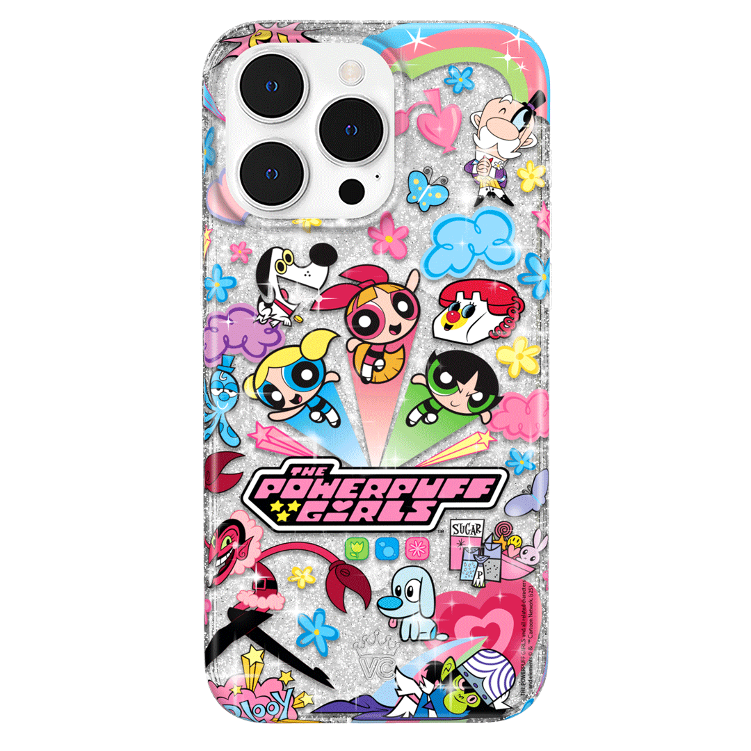 The Powerpuff Girls Girl Power iPhone Case - Cute Cartoon Character Phone Cover for iPhone 13/12/11/X/8/7 - Perfect for Fans, Kids, and Gift Giving - Durable Protection for School, Work, and Everyday Use