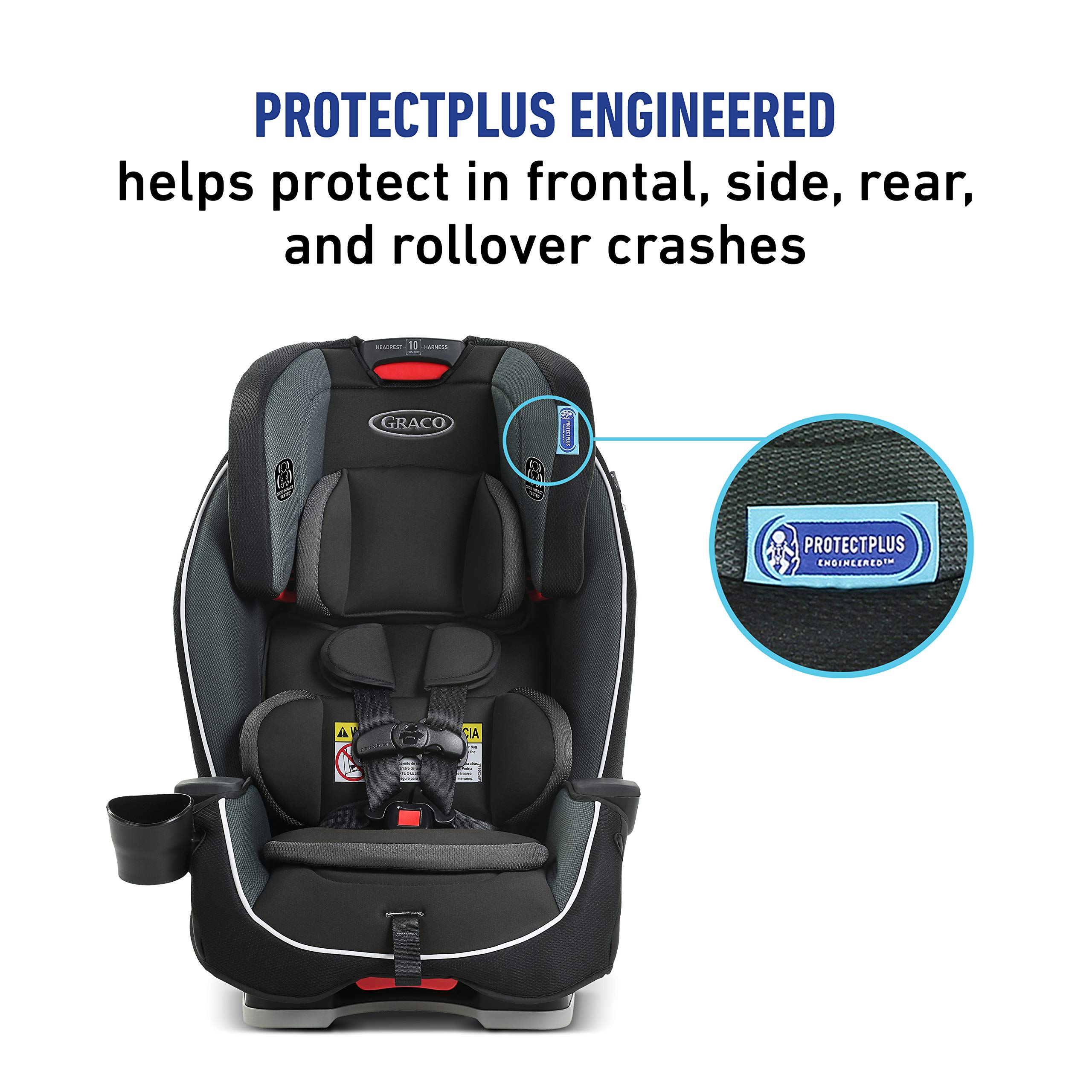Graco Milestone 3-in-1 Convertible Car Seat for Infants to Toddlers | Safe & Comfortable | Perfect for Travel, Daily Commute & Family Road Trips