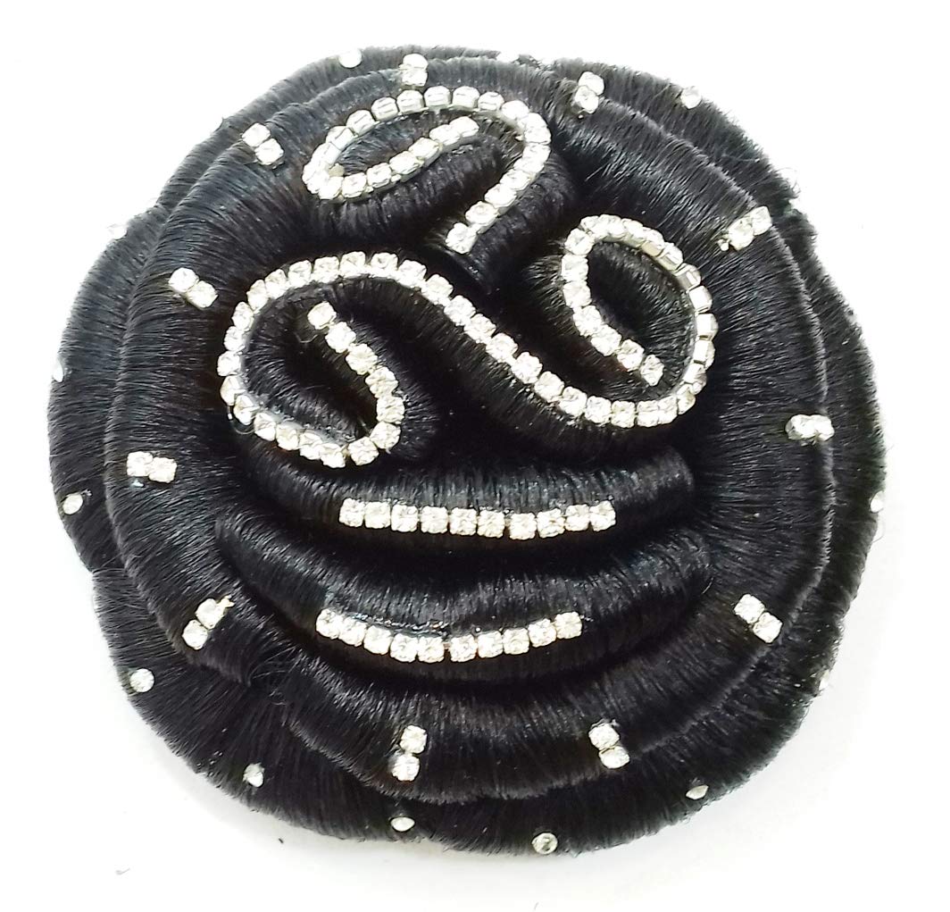 Jasmina Super Deluxe Hair Bun Maker | Premium Hair Accessories for Women | Perfect for Updos, Ponytails & Special Occasions