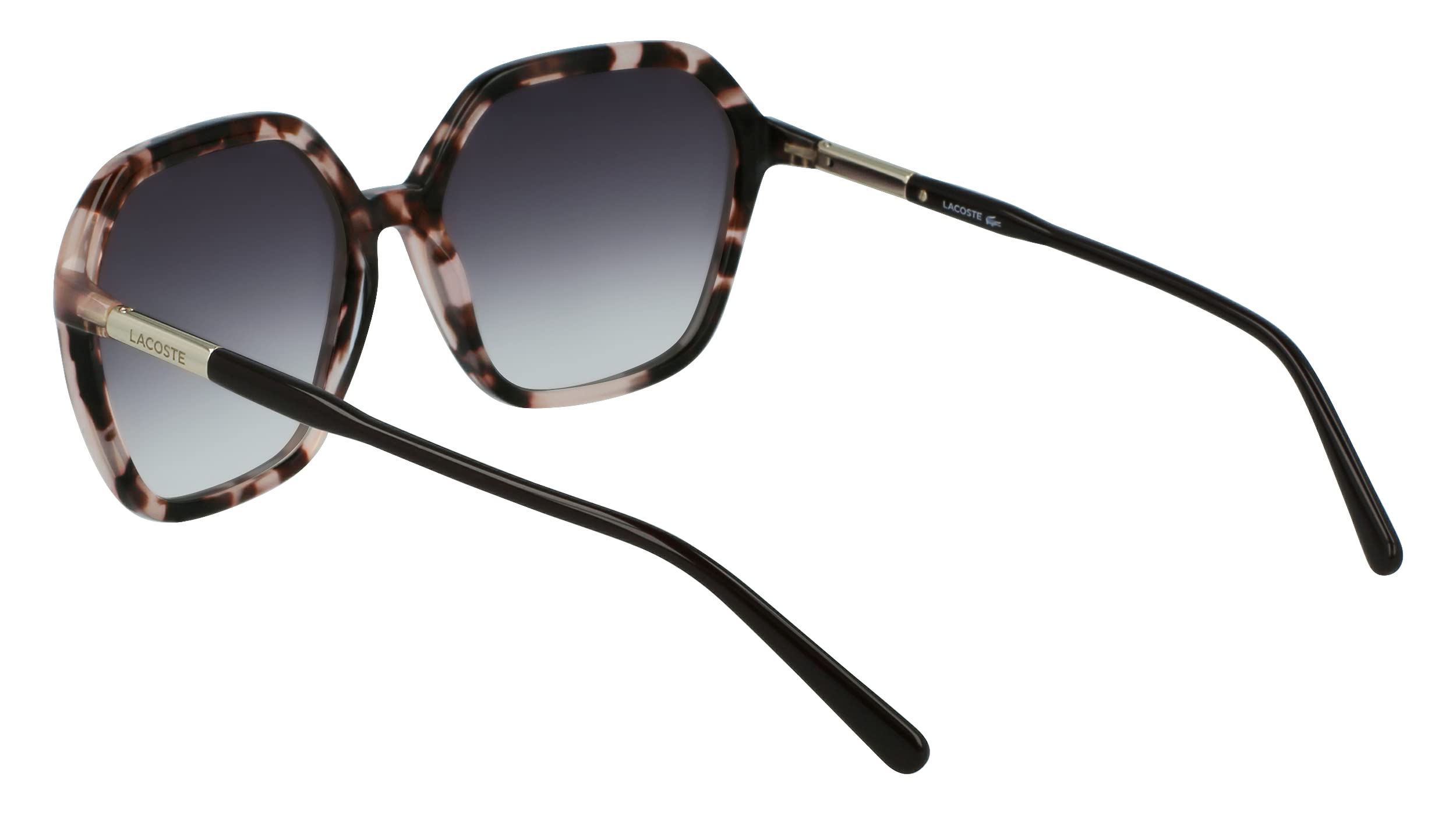 Lacoste Women's L962s Square Sunglasses - UV Protection Polarized Fashion Sunglasses for Women - Perfect for Driving, Beach & Outdoor Activities