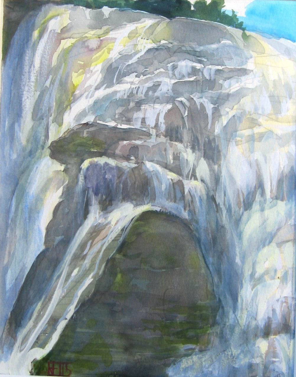 Richard Estell: Ithaca Falls - Premium Wall Art Print for Home & Office Decor | Perfect for Living Rooms, Bedrooms & Gifts