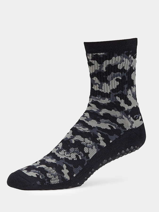 Base 33 Crew Grip Socks - Non-Slip Yoga Socks for Women & Men - Perfect for Yoga, Pilates, Barre & Home Workouts