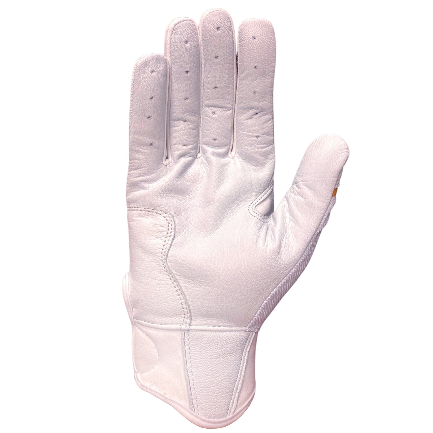 Sting Squad Batting Gloves - White & Gold Baseball Gloves for Men & Women | Perfect for Training, Games & Outdoor Sports