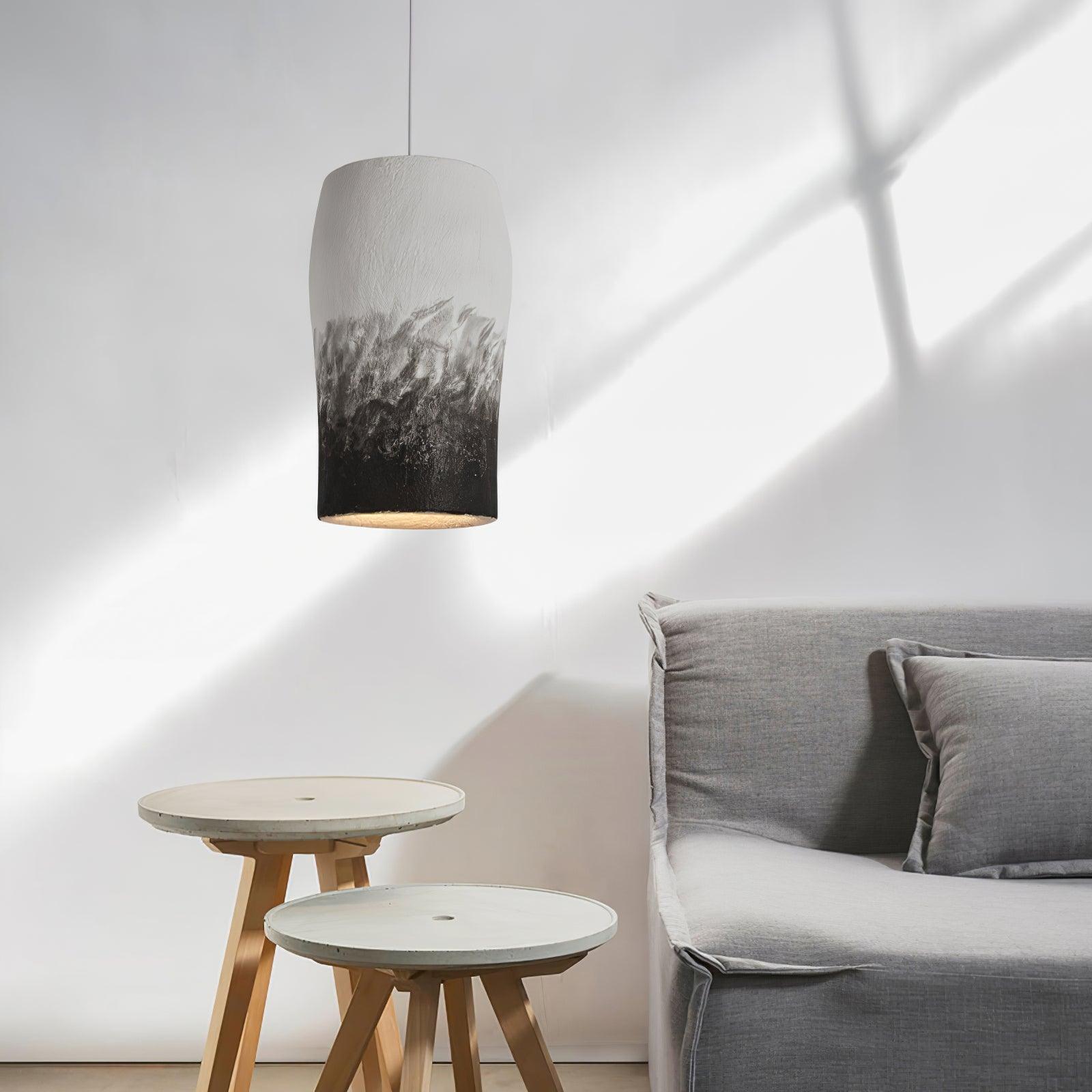 Modern Crust Thin Pendant Light - Minimalist Ceiling Hanging Lamp for Kitchen Island, Dining Room & Bedroom Decor - Energy Efficient LED Lighting Fixture