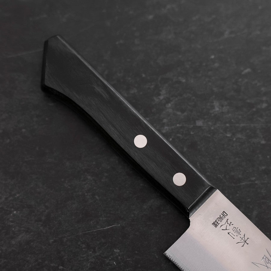 Premium Santoku Knife 165mm - VG-1 Stainless Steel Blade with Polished Finish & Ergonomic Black Handle - Perfect for Slicing, Dicing, and Chopping Vegetables, Meat, and Fish