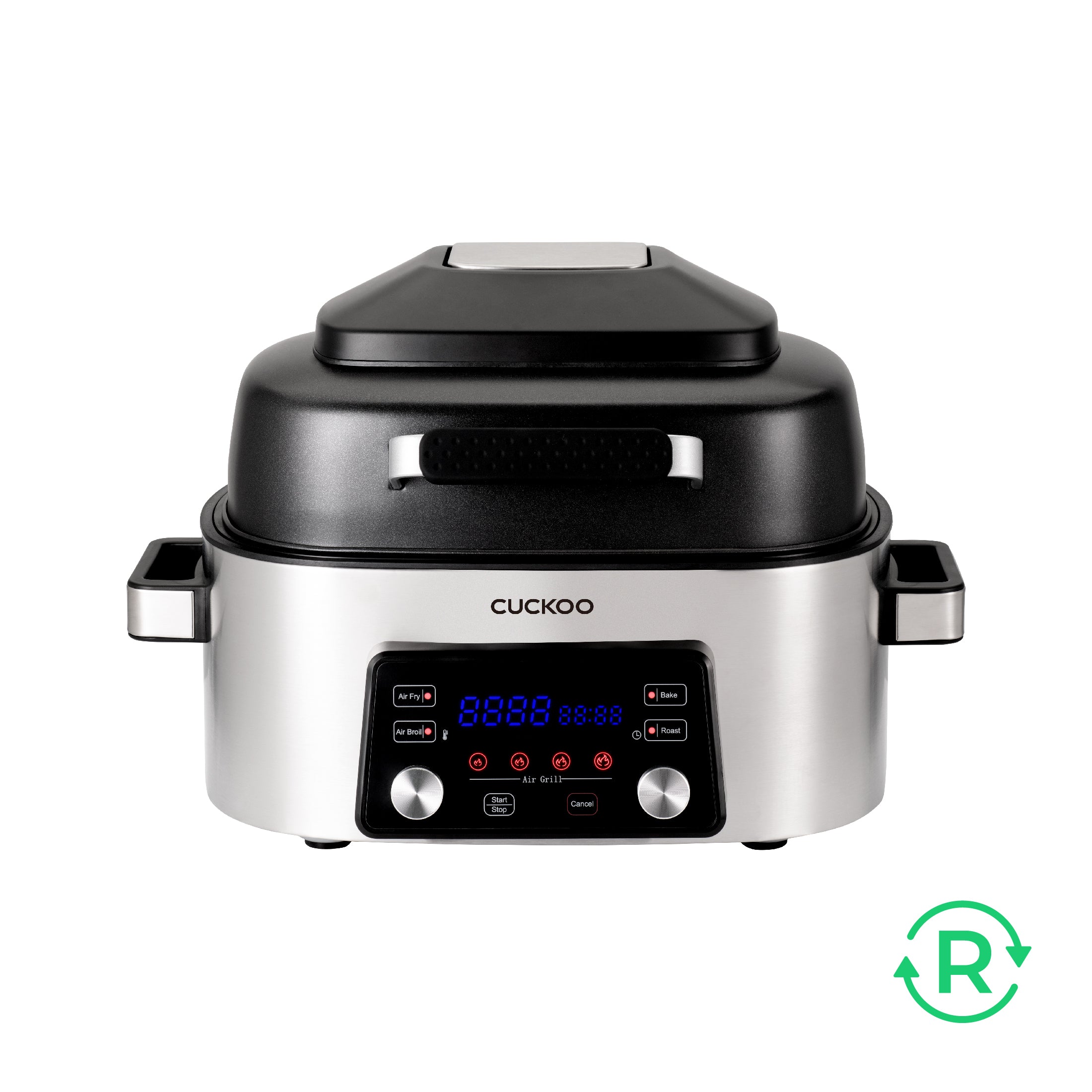 Certified Refurbished B Grade 6QT Air Fryer & Grill Combo - Countertop Convection Oven (Model CAFG A0601S) for Healthy Cooking, Roasting, Baking & Frying - Perfect for Small Kitchens, Dorms & RV Use