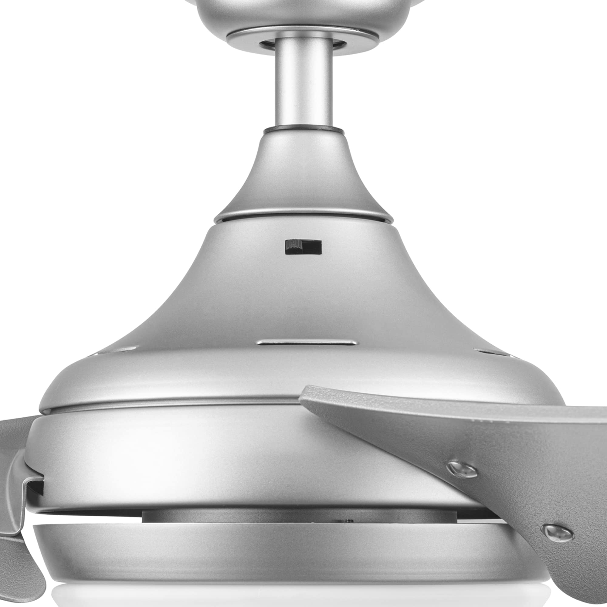 Honeywell Neyo 52 Inch Modern LED Ceiling Fan with Light & Remote Control - High Performance Reversible Motor, Pewter Finish - Perfect for Living Room, Bedroom & Office Spaces