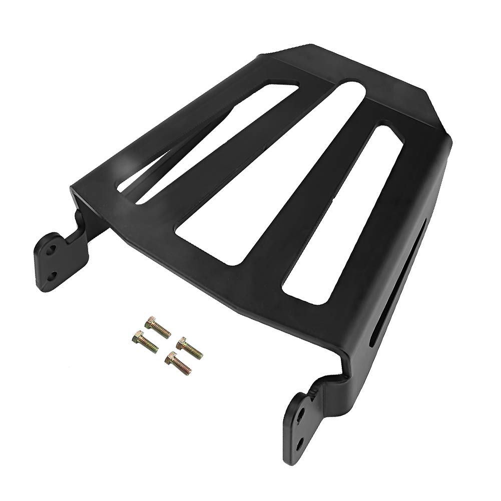 ARAMOX Heavy-Duty Black Iron Motorcycle Rear Luggage Rack - Compatible with Yamaha XVS950 2017 & Similar Models | Perfect for Touring, Commuting & Adventure Riding