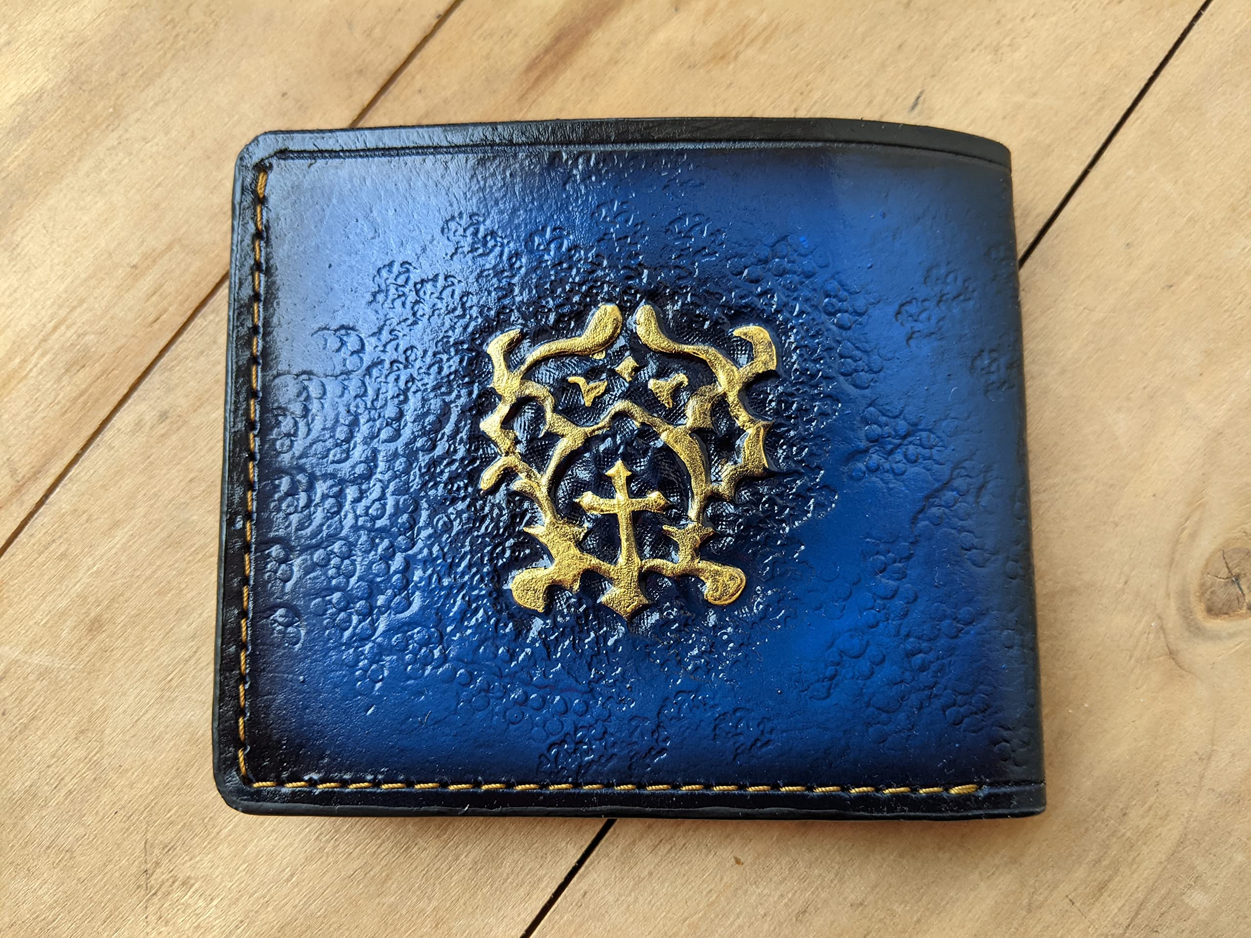 Castlevania Anime Wallet - 3D Genuine Leather Men's Biker Wallet with Handmade Carved & Airbrush Art | Custom Personalized Gift for Anime Fans & Gothic Lovers | Perfect for Cosplay, Conventions & Daily Use