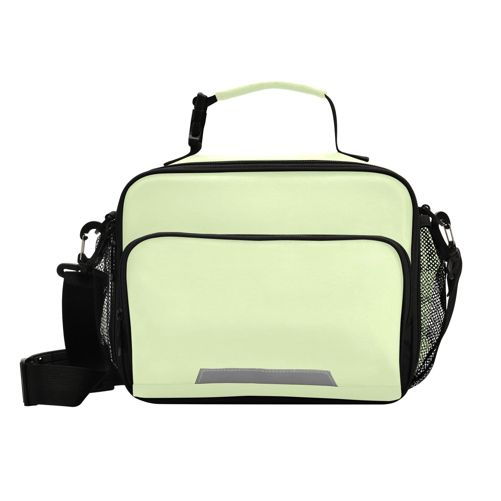 Insulated Reusable Lunch Bag - Fluorescent Yellow Kids Lunch Box for School, Boys & Girls | Eco-Friendly Thermal Food Container for Students, Women & Men | Perfect for School, Work, Picnics & Travel