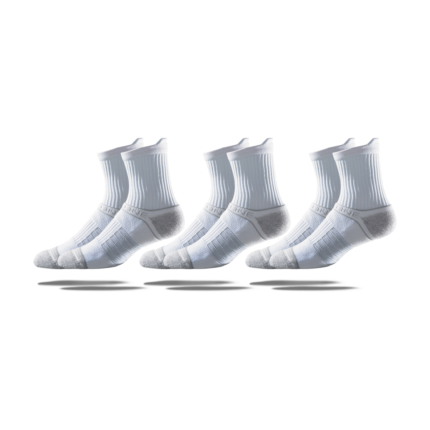 Men's Cotton Mid-Calf Socks 3-Pack - Breathable & Comfortable for Casual Wear, Sports & Daily Use