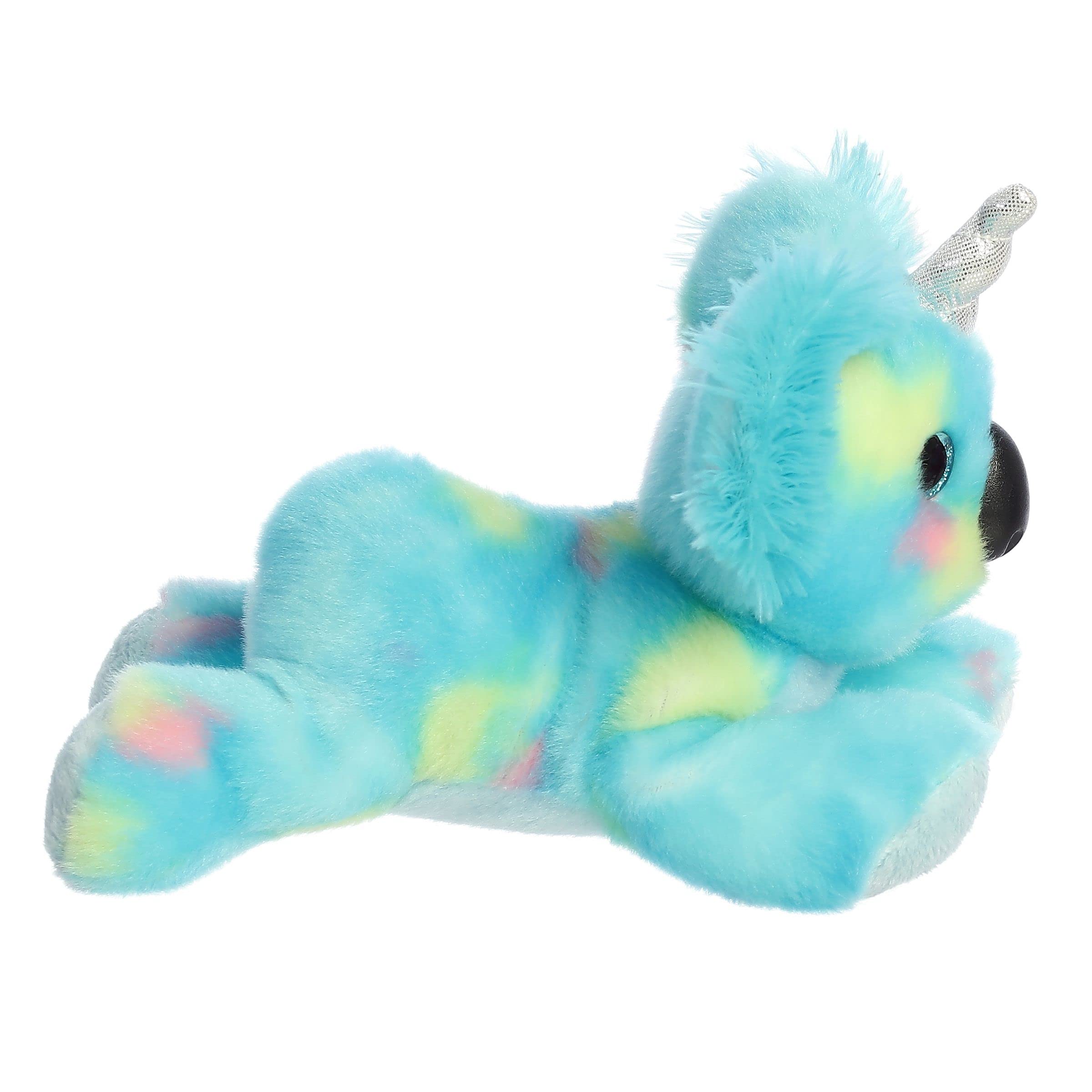 Aurora Vibrant Bright Fancies Bubblegum Koala Stuffed Animal Plush Toy - 7 Inch Blue Cute Koala Plushie for Kids, Perfect Gift for Birthday, Christmas & Cuddling Companion