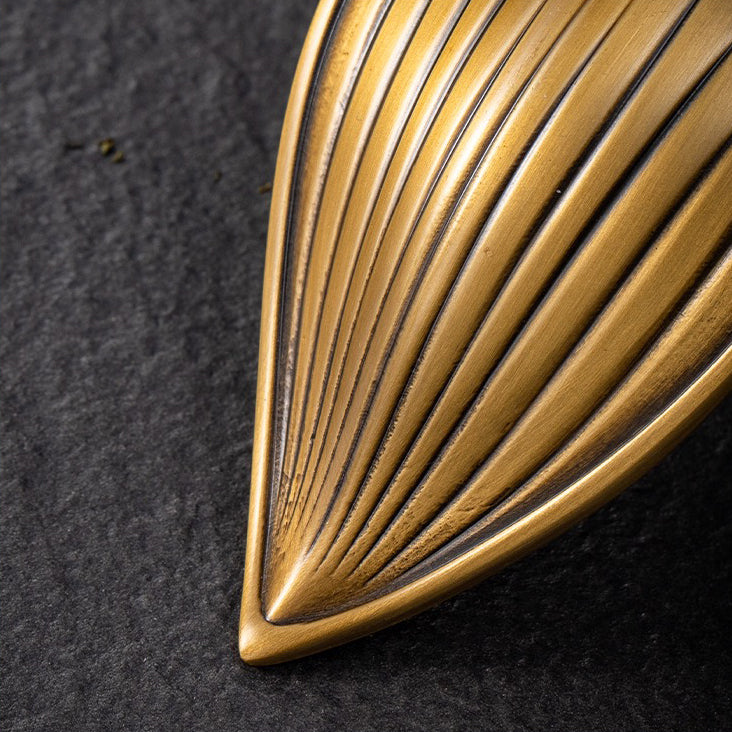 Handmade Brass Tea Holder with Lotus Spoon - Elegant Tea Accessories for Loose Leaf Tea, Perfect for Tea Ceremonies, Home Decor & Gifting