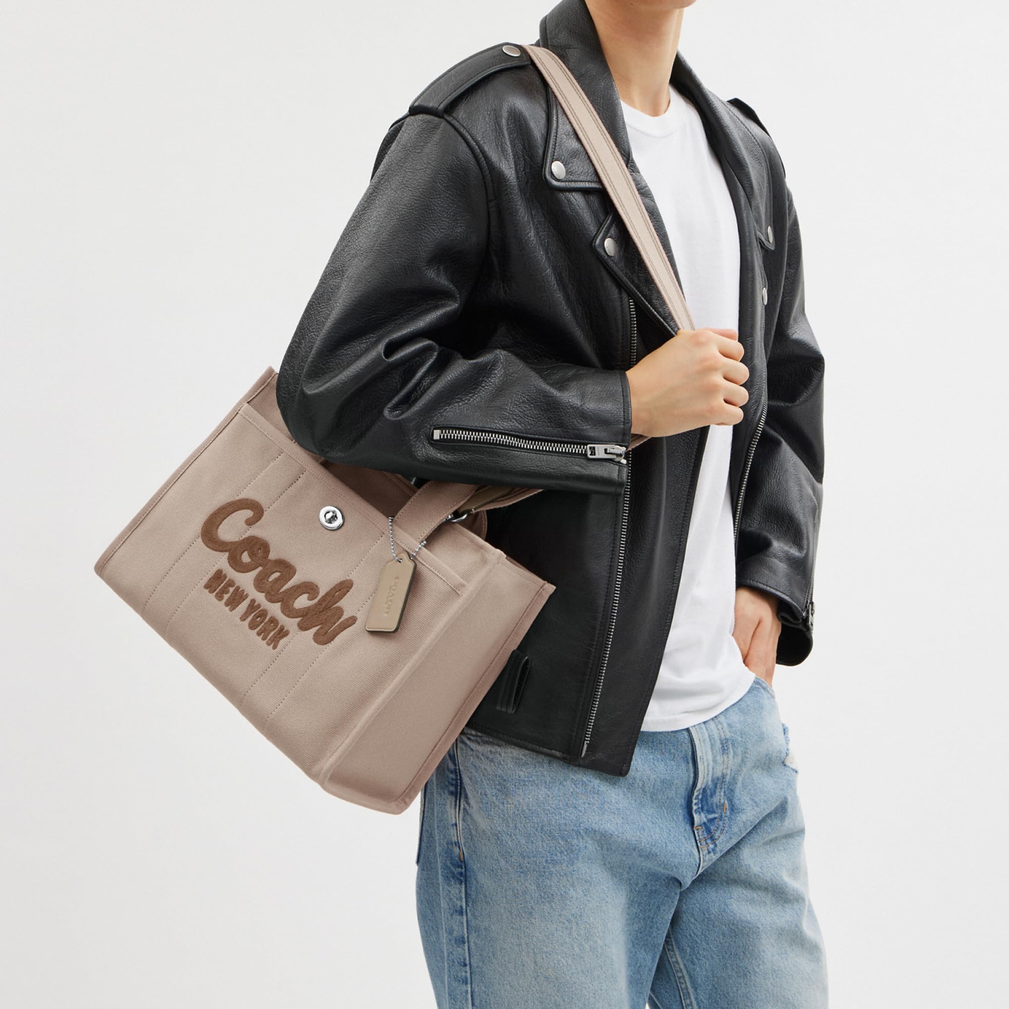 Coach Women's Cargo Tote Bag - Stylish & Spacious Leather Handbag for Work, Travel & Everyday Use | Perfect for Office, Commuting & Weekend Outings