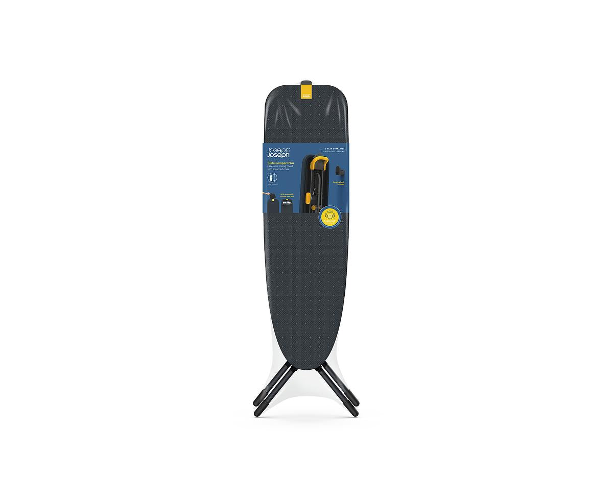 Glide Compact Plus Easy Store Ironing Board 110cm - Foldable & Space Saving for Small Laundry Rooms & Apartments - Perfect for Home & Travel Use