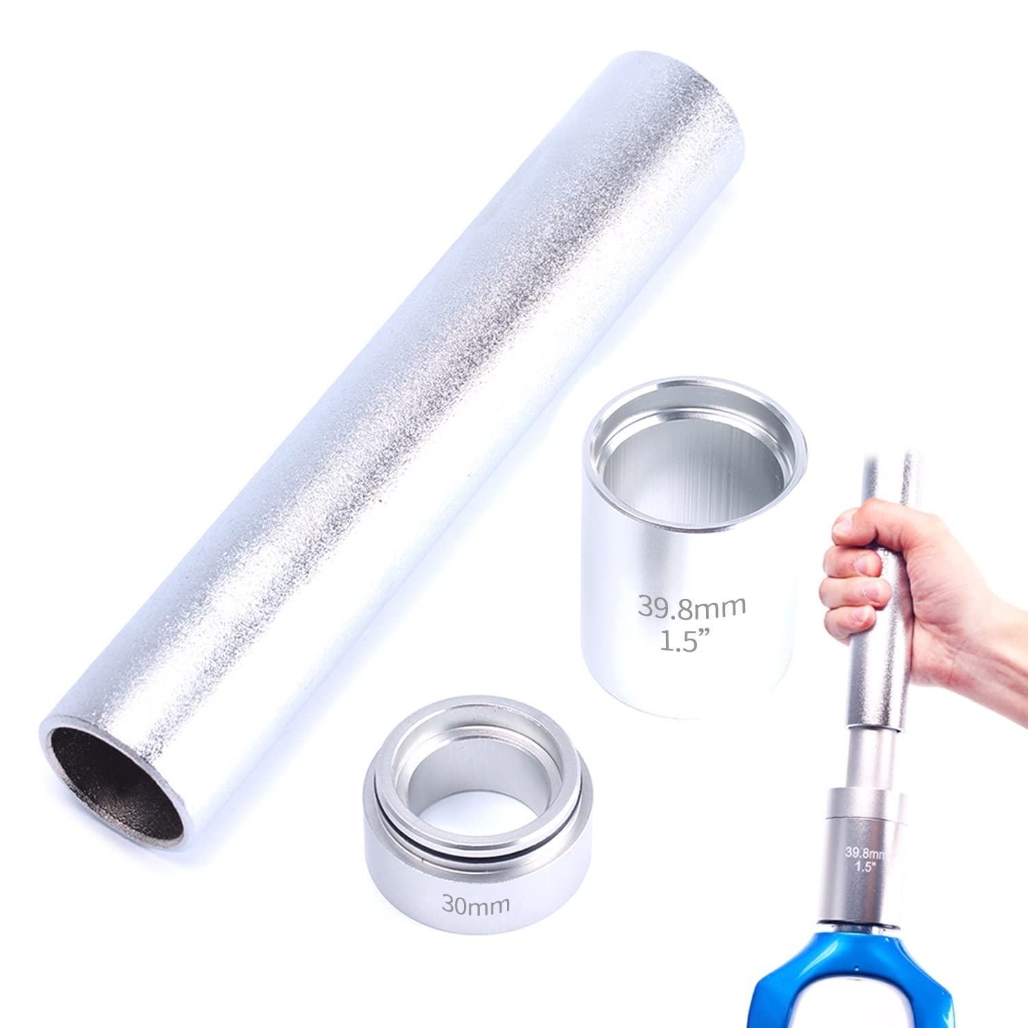 YINGJUN Mountain Bike Fork Installation Tool - Headset Bottom Washer & Crown Race Setting Tool for 28.6mm, 1.5