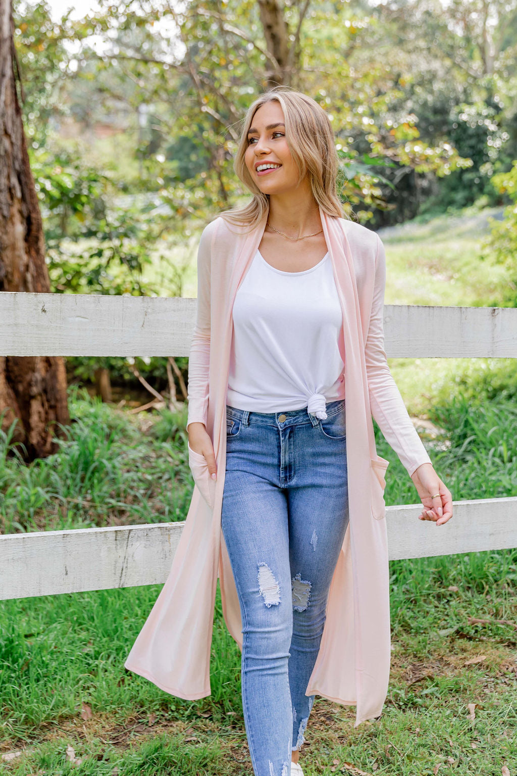 Jane Cardigan in Natural - Women's Soft Knit Cardigan Sweater for Casual & Office Wear | Perfect for Fall & Winter Layering