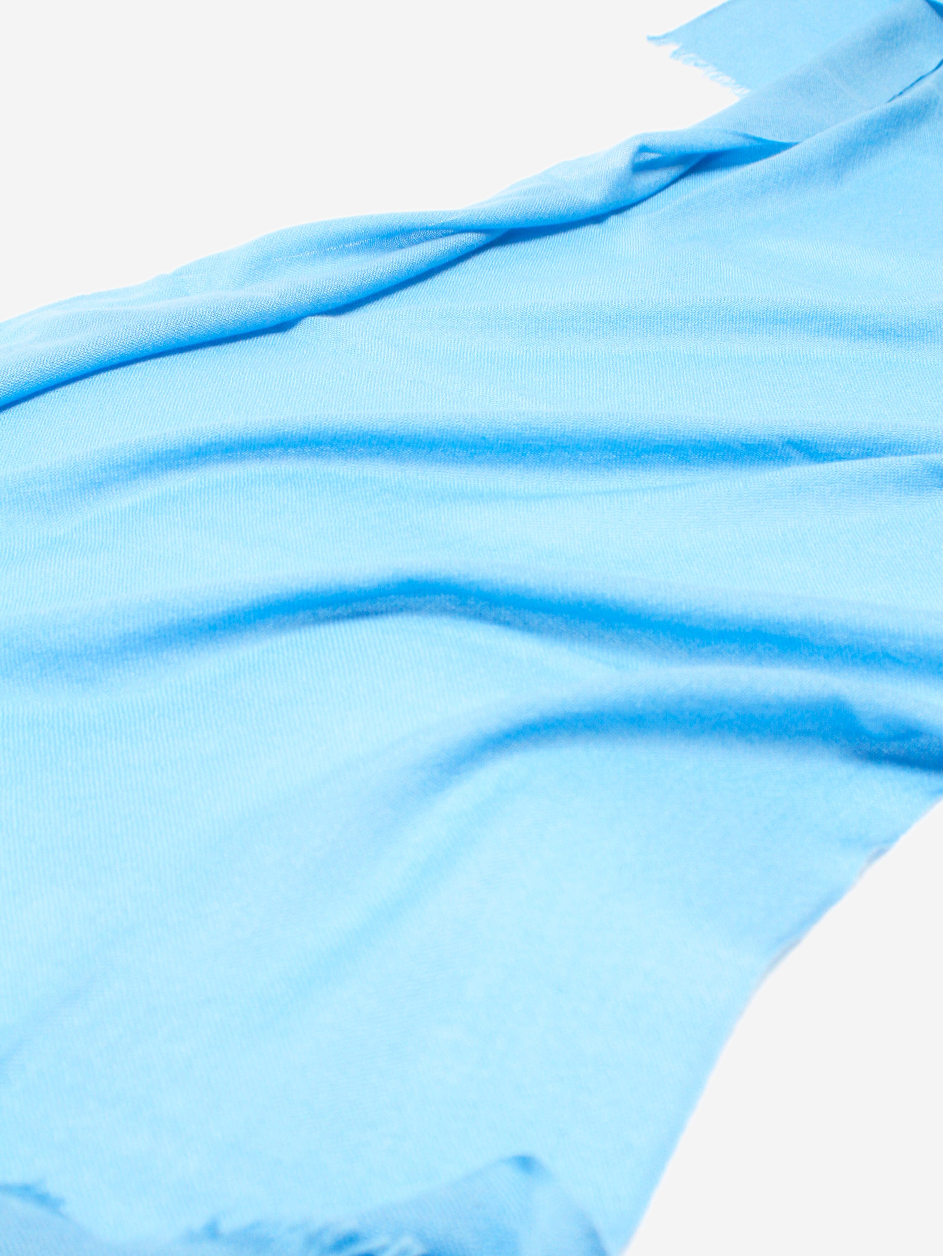 Loro Piana Cashmere Blue Scarf B529 - Luxurious Soft Winter Wrap for Women & Men - Perfect for Travel, Gifts & Cold Weather Fashion
