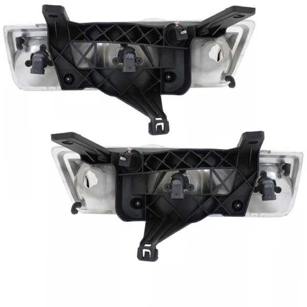 2005-2005 Saturn Vue Replacement Halogen Headlight Assembly - Left & Right Pair with Bulbs - Perfect for Night Driving & Foggy Conditions