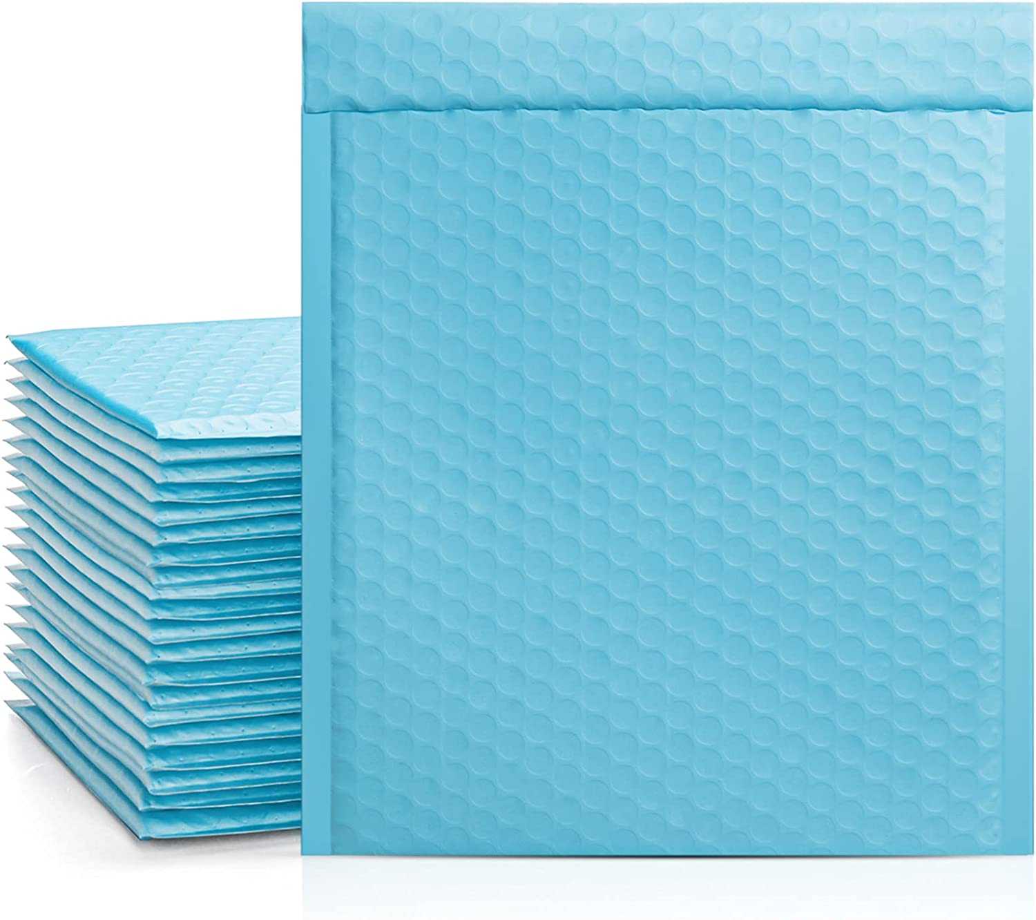8.5x12 Bubble Mailer Padded Envelope - Waterproof & Tear-Resistant Shipping Envelopes for Ecommerce, Small Business & Online Sellers (Blue) - Perfect for Shipping Jewelry, Books, Documents & Small Items