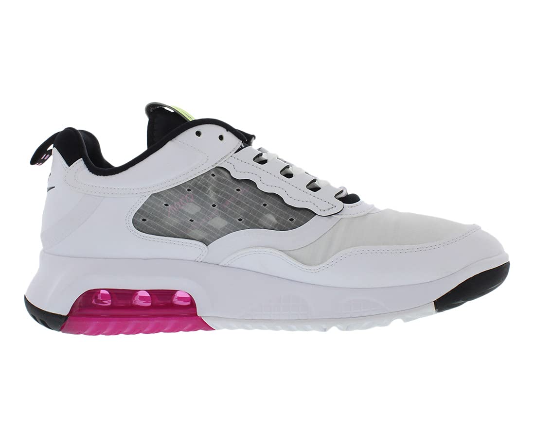 Jordan Max 200 Men's Running Shoes Size 11.5 - White/Yellow/Pink | Lightweight Basketball Sneakers for Men | Perfect for Gym, Training & Casual Wear