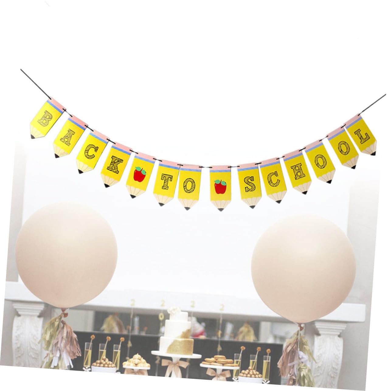 Parliky Back to School Banner - First Day of School Hanging Flag Decorations for Classroom, Party & Home Decor | Perfect for School Parties, Classroom Celebrations & Welcome Events