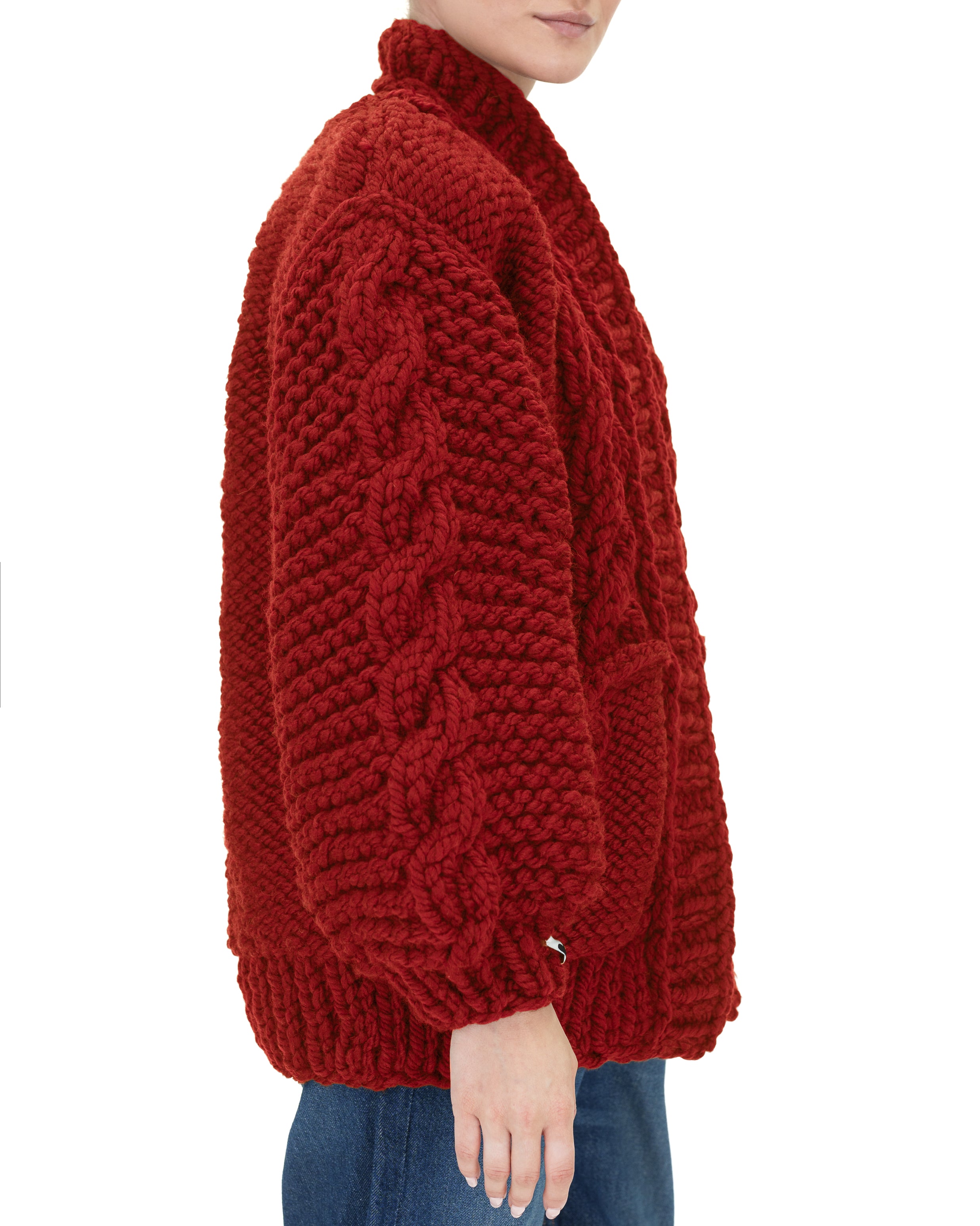 Stylish Braided Pocket Cardigan for Women - Soft Knit Open Front Sweater | Perfect for Fall, Winter & Layering Outfits