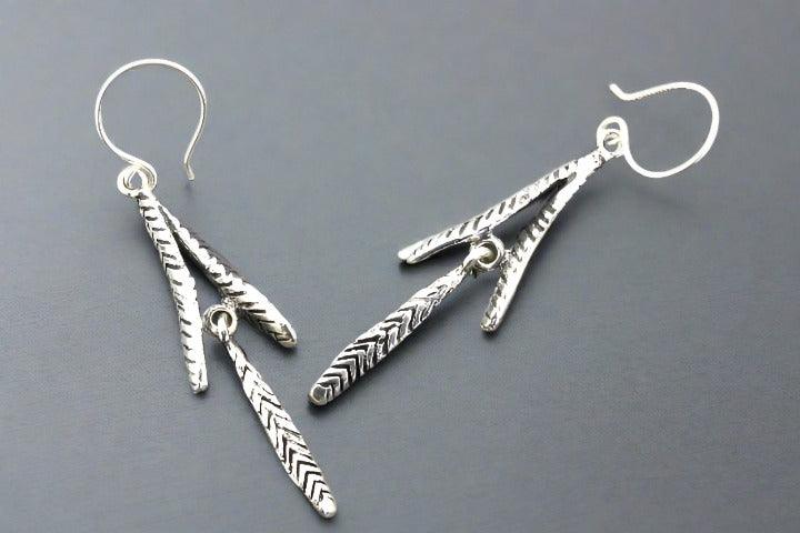 Samurai Earrings for Men & Women - 925 Sterling Silver Japanese Warrior Jewelry - Perfect for Cosplay, Anime Conventions & Unique Fashion Statements
