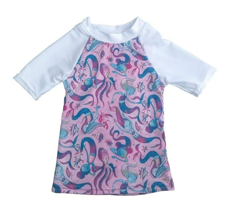 Apple Cheeks Rash Guard for Babies 0-12 Months - UPF 50+ Sun Protection Swimwear for Infants - Perfect for Pool, Beach & Outdoor Water Activities