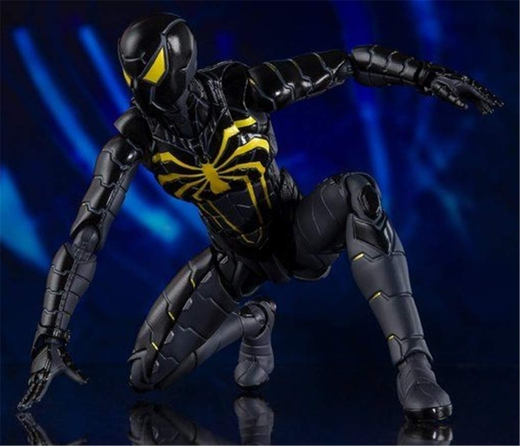 TAMASHII NATIONS Bandai S.H. Figuarts Marvel Spider-Man Anti-Ock Suit Action Figure - Collectible SHF Model for Display & Cosplay