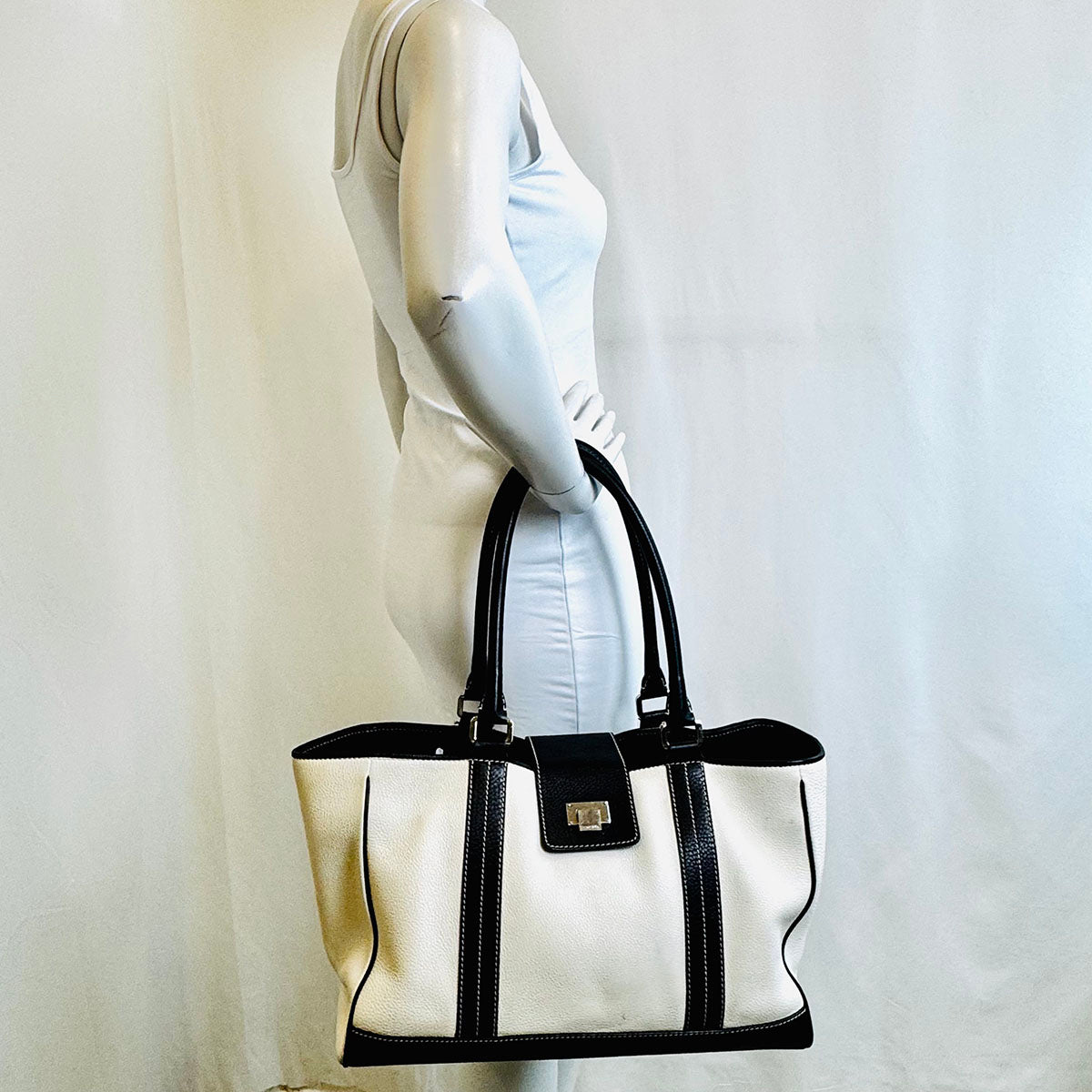 Tiffany & Co. Signature Leather Tote Bag for Women - Luxury Designer Handbag for Work, Travel & Everyday Use