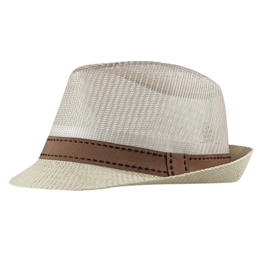 Stylish Unisex Summer Trilby Hat & Fashionable Bucket Hats for Teens - Breathable Hollow Design for Beach, Vacation & Outdoor Activities