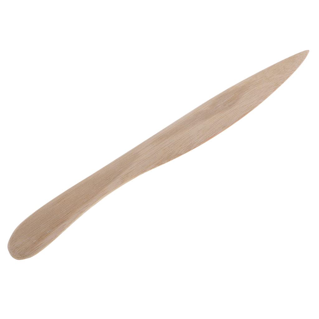 Premium Bamboo Letter Opener & Paper Cutter - Handcrafted Stationery Tool for Office, Mail, Scrapbooking & DIY Paper Crafts - Eco-Friendly Desk Accessory for Home & Office Use