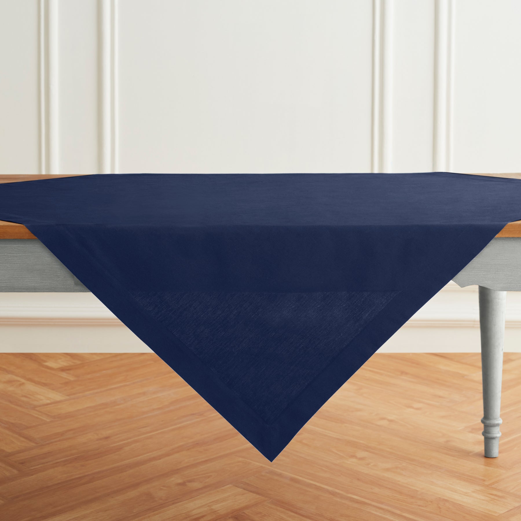 Premium Dru Cotton Linen Table Throw - Soft & Durable Table Cover for Dining Room, Kitchen, or Outdoor Picnic - Elegant Home Decor & Party Tablecloth