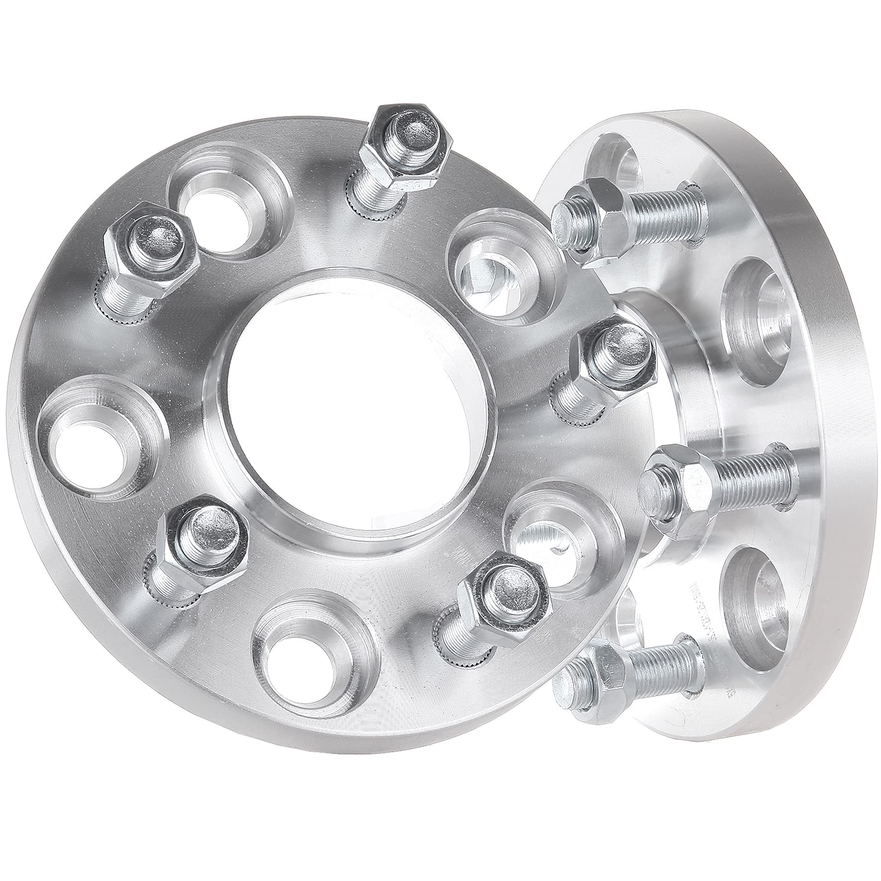 AUTOMUTO 2-Pack 15MM Hubcentric Wheel Spacers 5x114.3 to 5x114.3 - 5 Lug 66.1 CB Fit for Nissan 240SX 350Z 370Z Altima & Infiniti EX35 (12x1.25 Studs) - Perfect for Enhanced Stance & Performance Upgrades