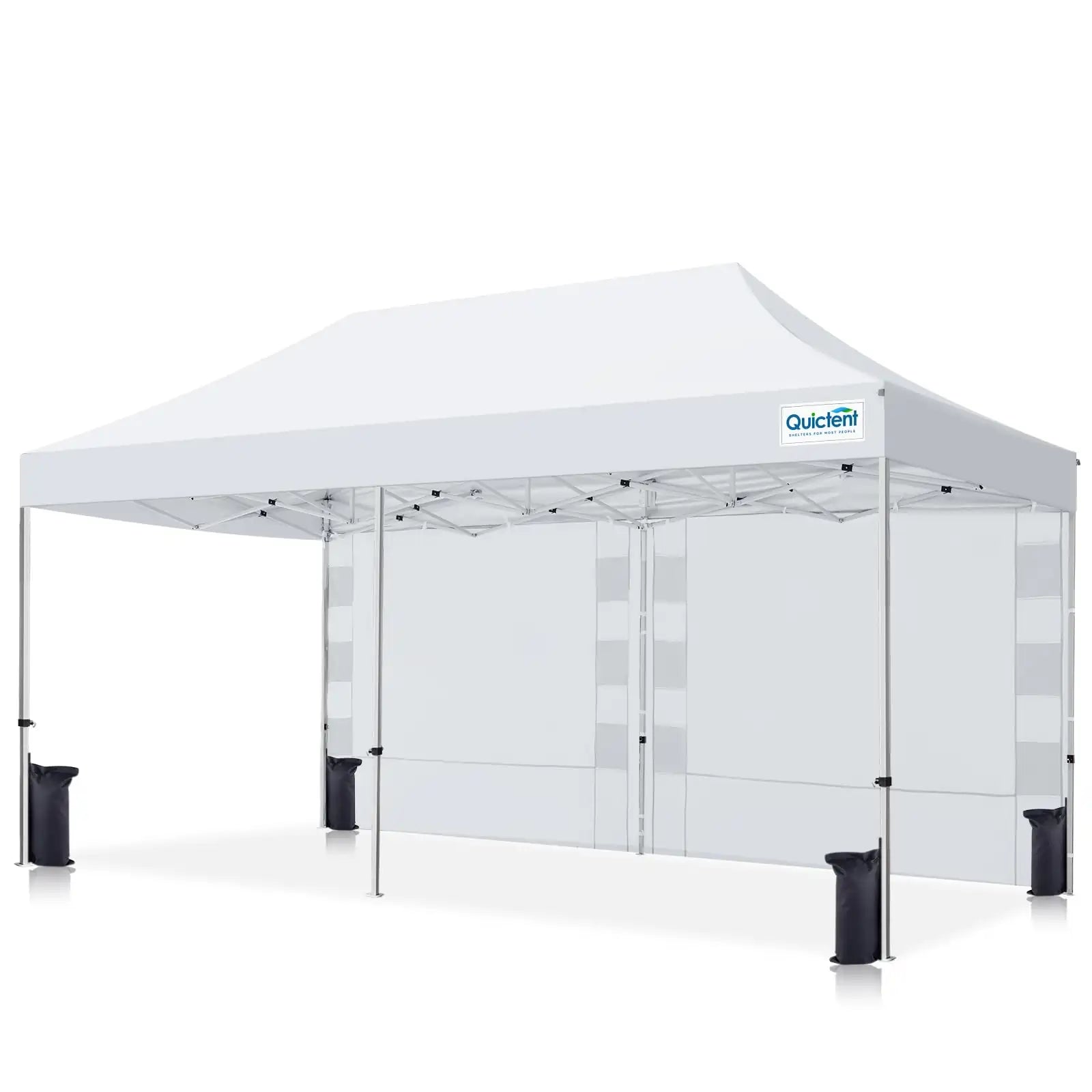 Heavy Duty Commercial Pop Up Canopy Tent - Waterproof Instant Shelter for Outdoor Events, Parties, Markets & Camping