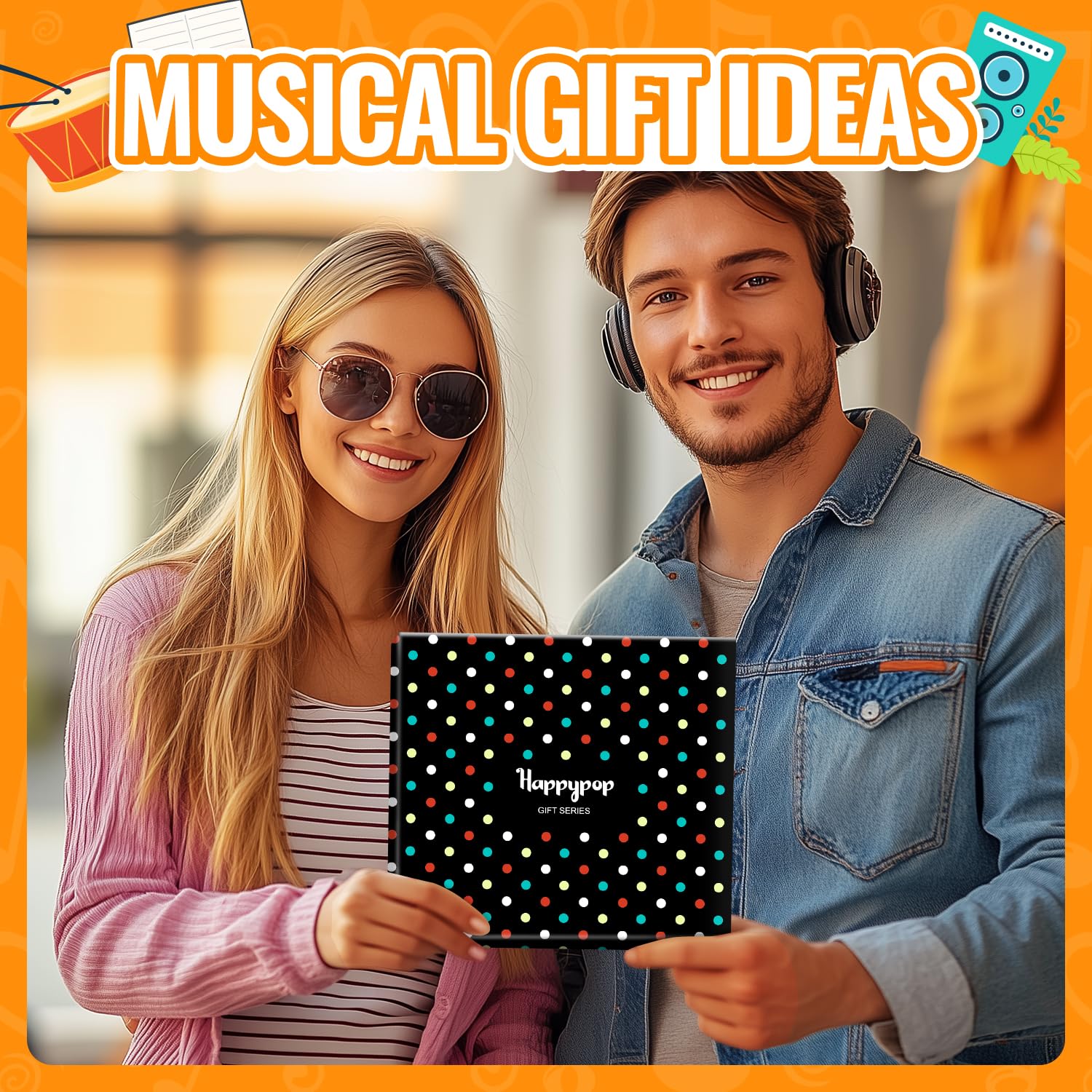 HappyPop K-Pop Music Socks for Women - Cute Anime Singing & Gaming Gifts for Girls - Perfect for Concerts, Cosplay & Gamer Fashion