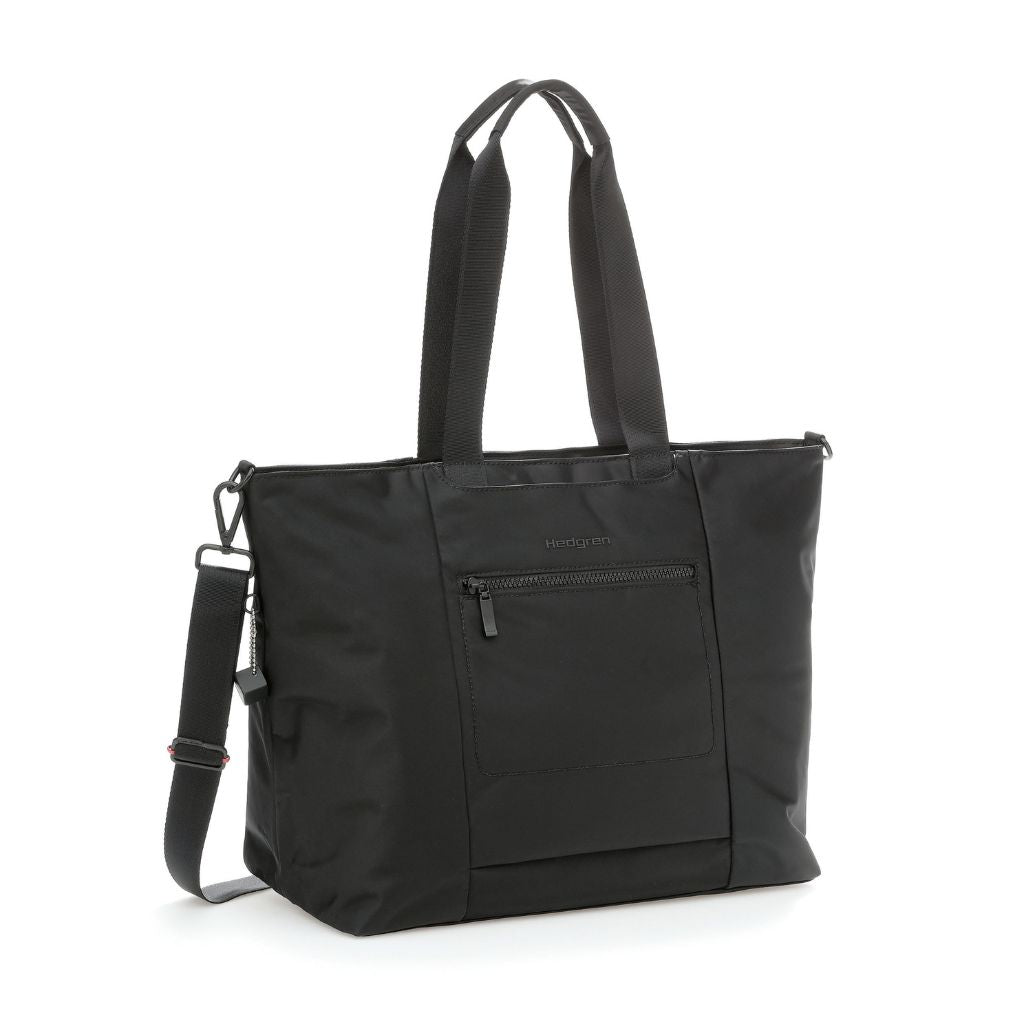 Hedgren Swing Large RFID Blocking Tote Bag for Women - Stylish & Secure Black Handbag for Work, Travel & Everyday Use